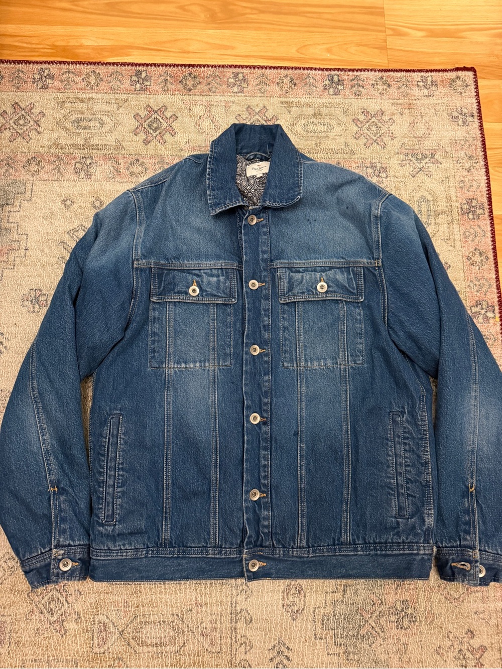 Pepe Jeans Indigo Denim Jacket - Dark Blue
